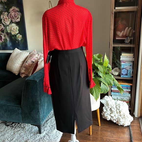 DVF Black Midi Skirt - Picture 6 of 16